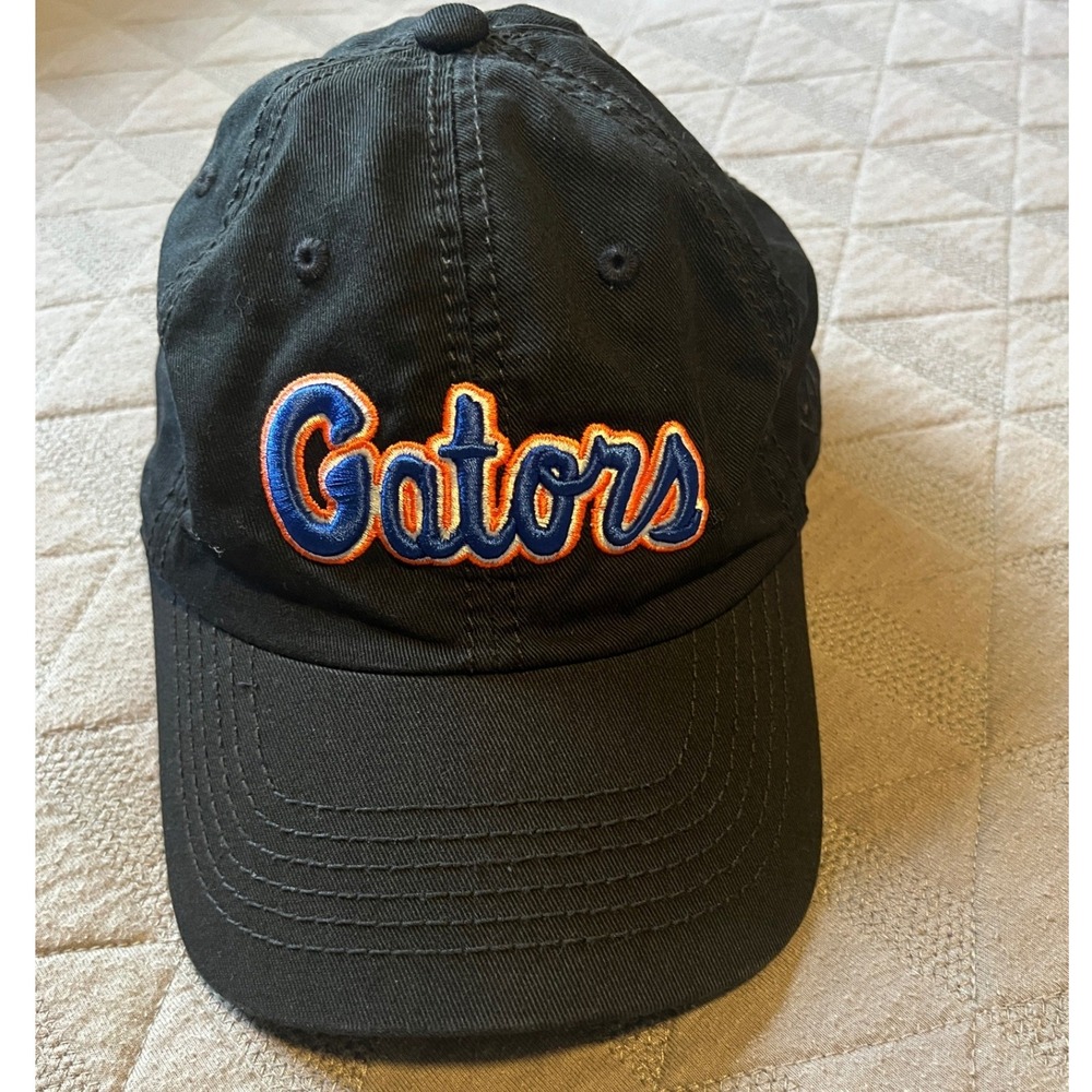 Top of the World Gators Hat Unisex OSFM Black Pre-owned Florida Script Cap